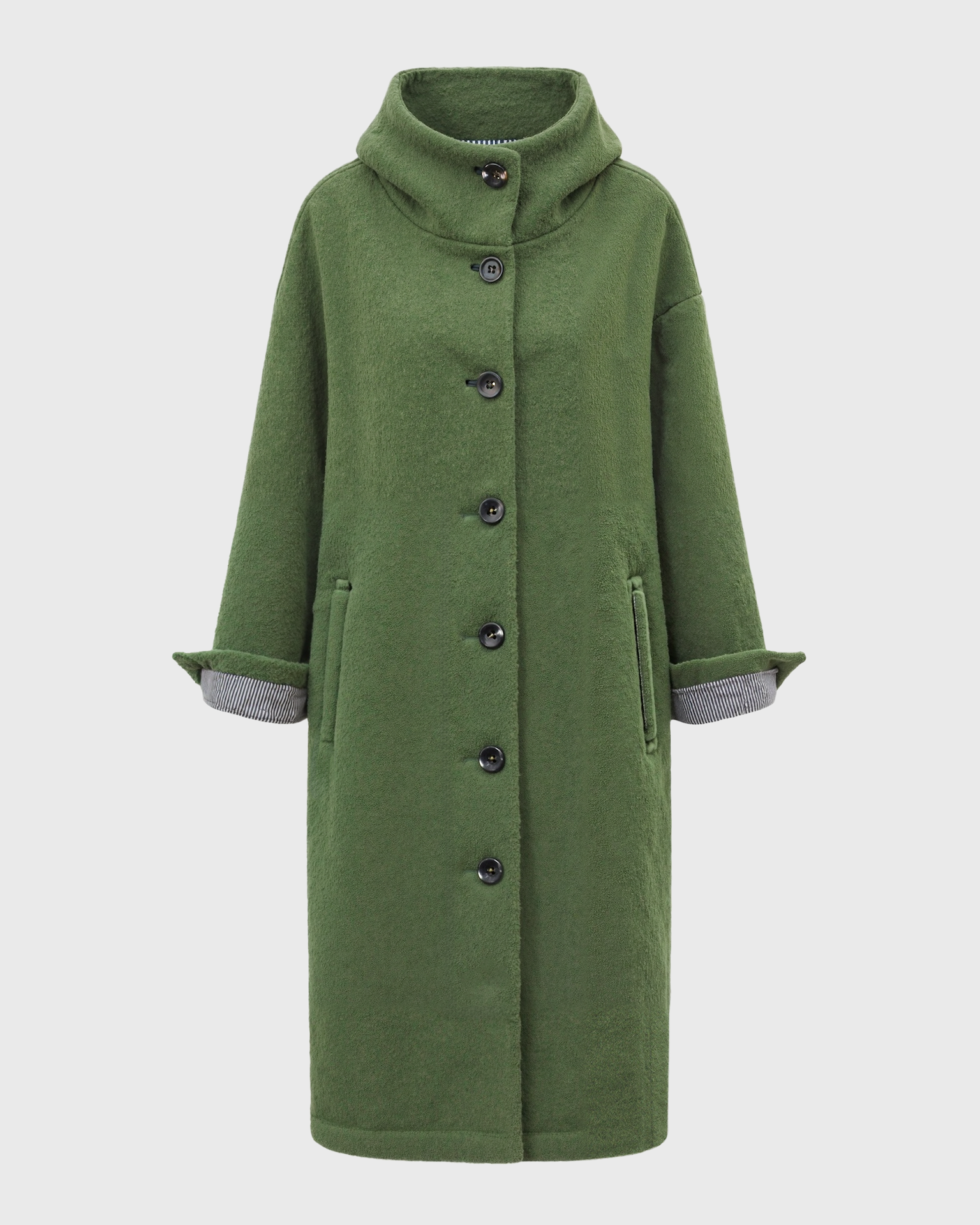 Cecole | Women’s Hooded Thick Winter Coat with Button Closure