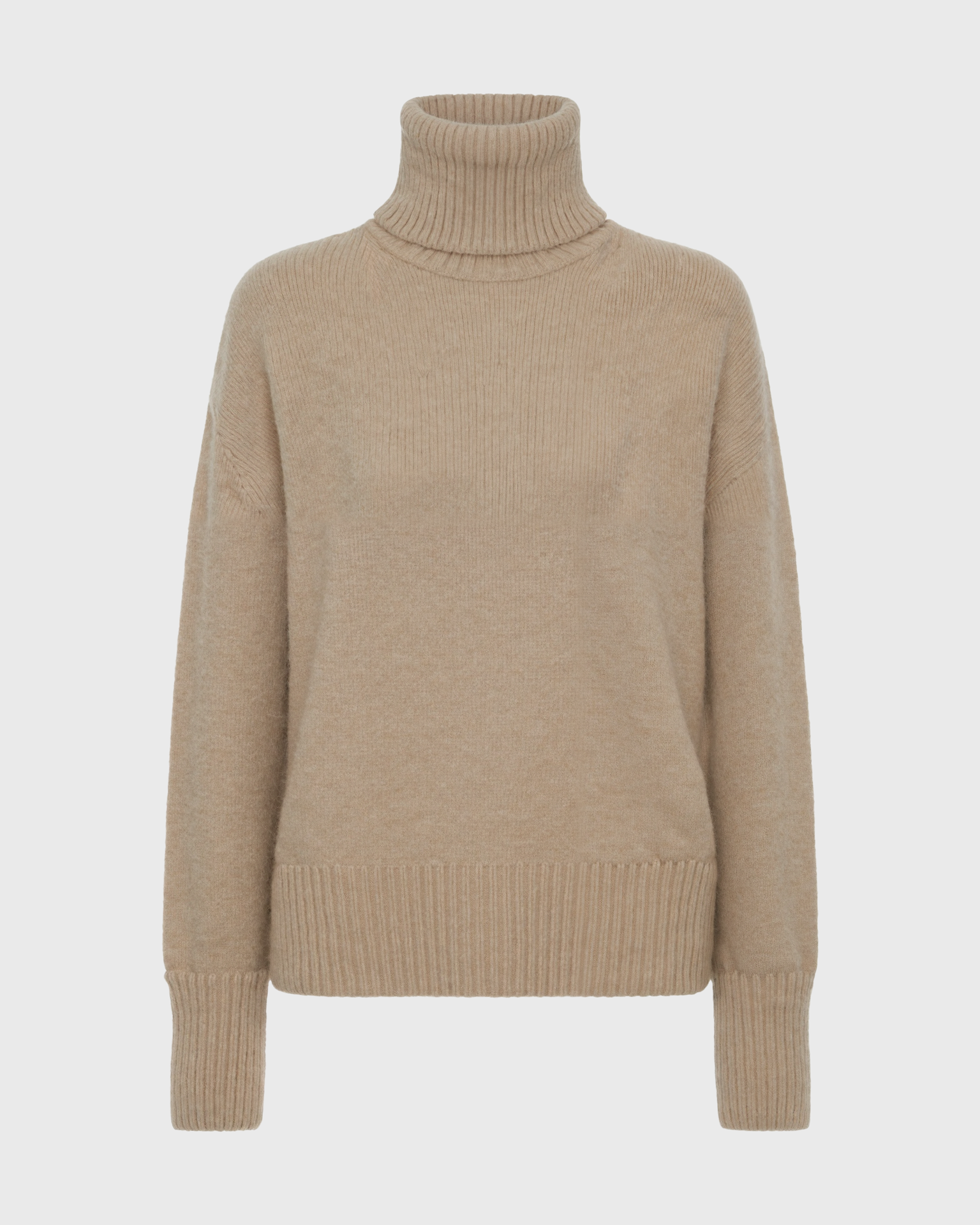 Cecole | Women’s Loose Fit Turtleneck Sweater with Ribbed Trim