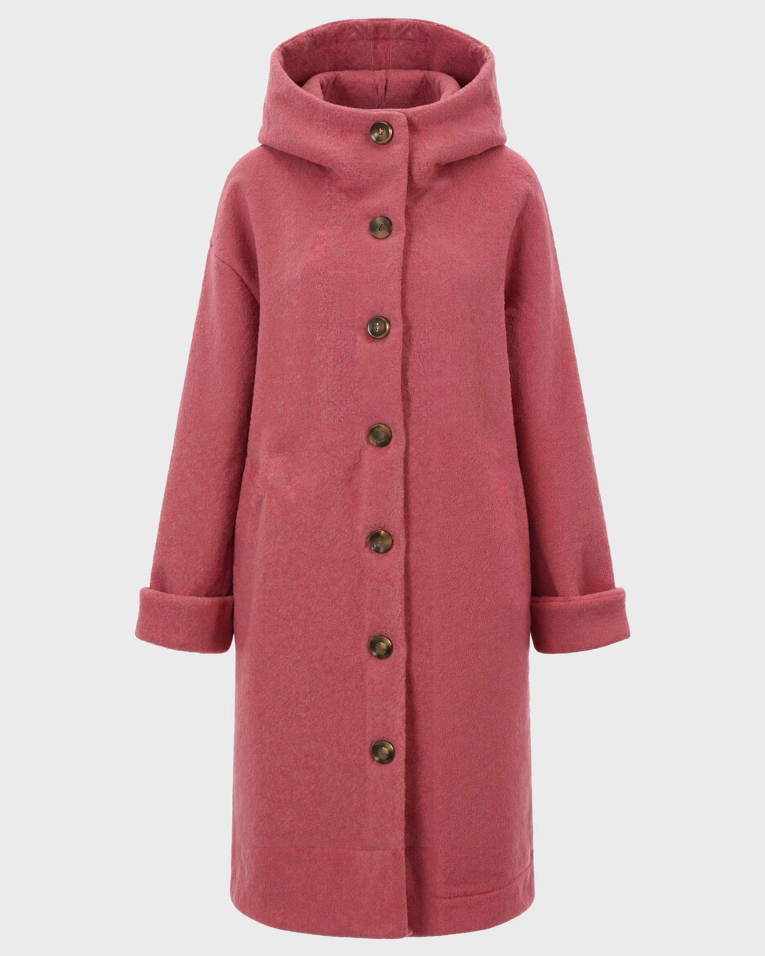 Cecole | Women’s Hooded Thick Winter Coat with Button Closure