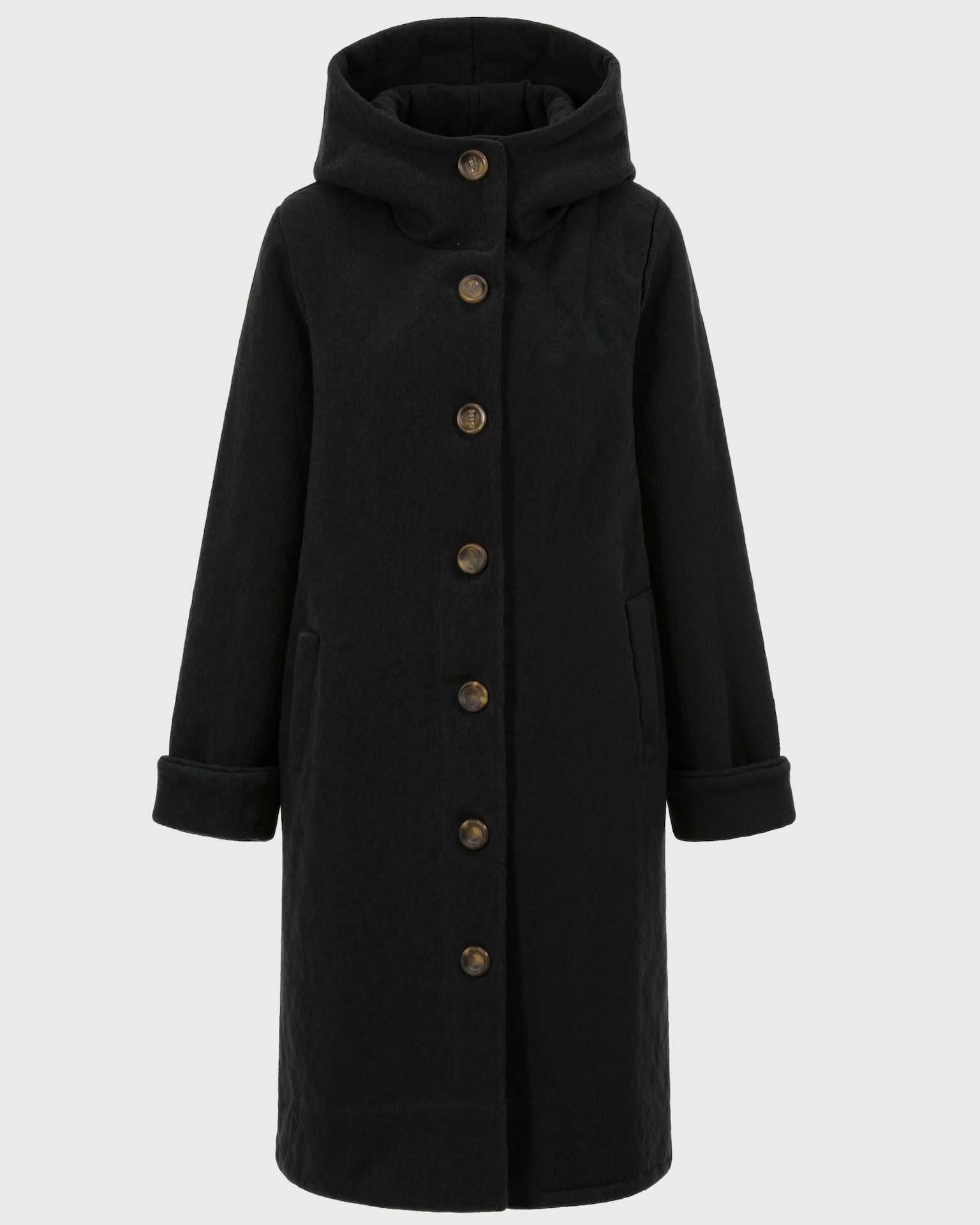 Cecole | Women’s Hooded Thick Winter Coat with Button Closure