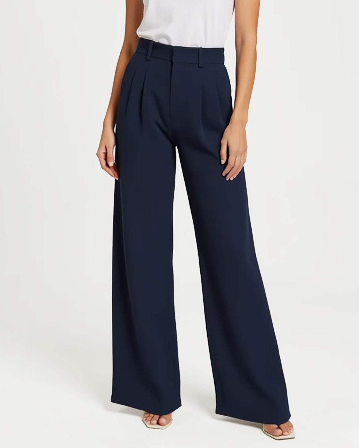 Cecole | Women’s High-Waisted Wide Leg Pants with Figure-Flattering Cut