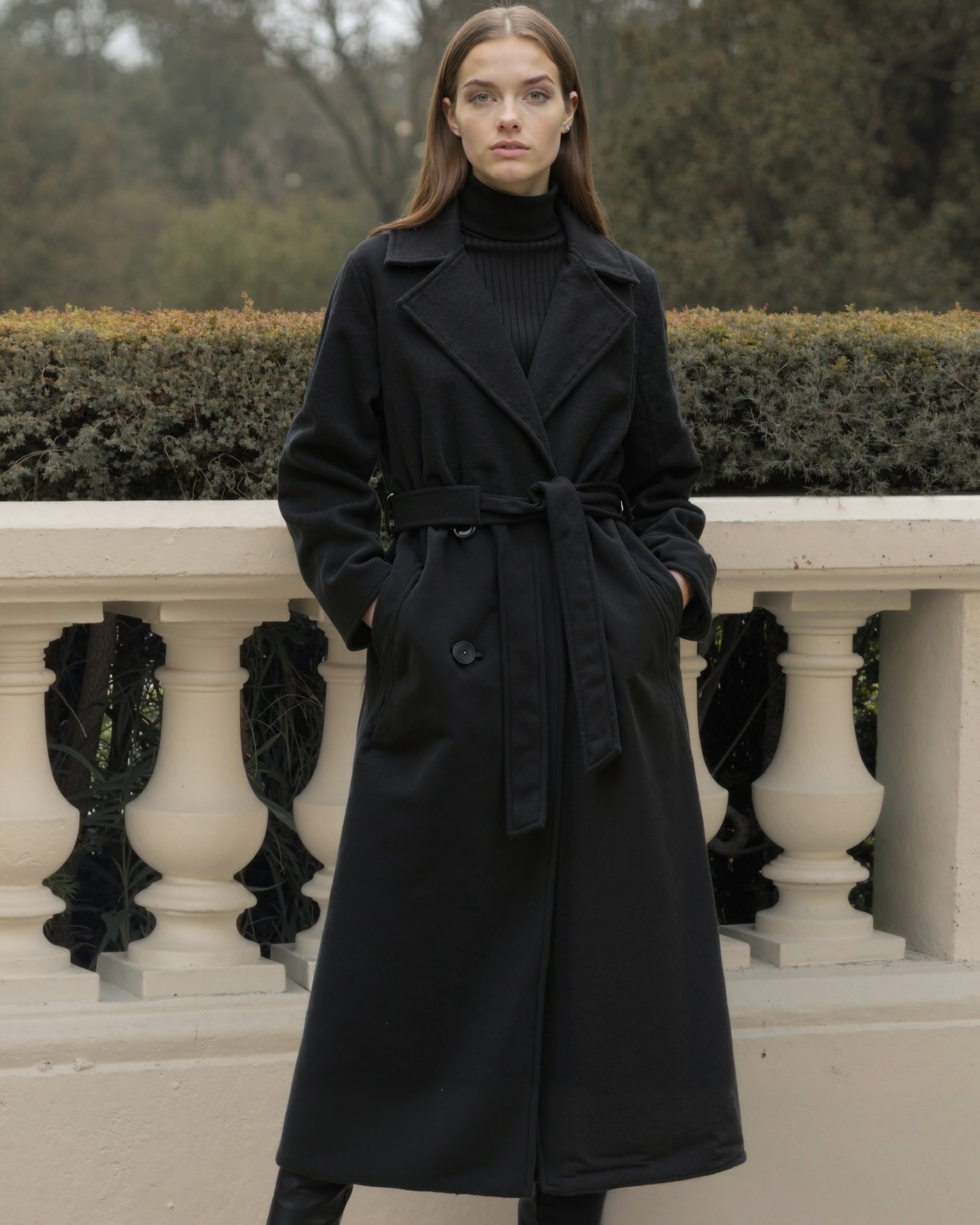 Cecole | Women’s Long Winter Coat with Straight Silhouette