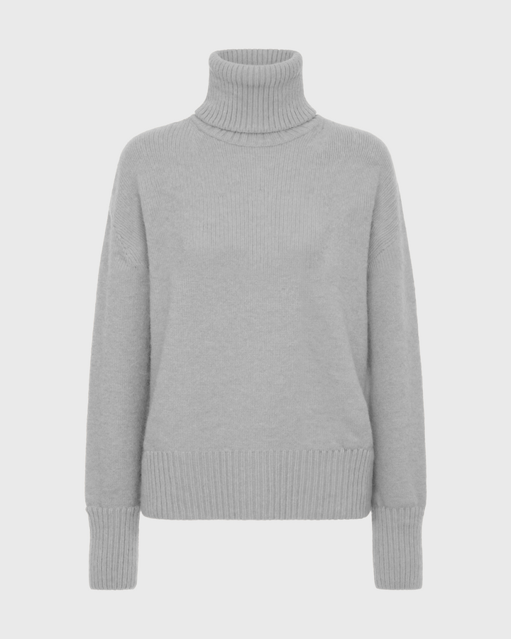 Cecole | Women’s Loose Fit Turtleneck Sweater with Ribbed Trim