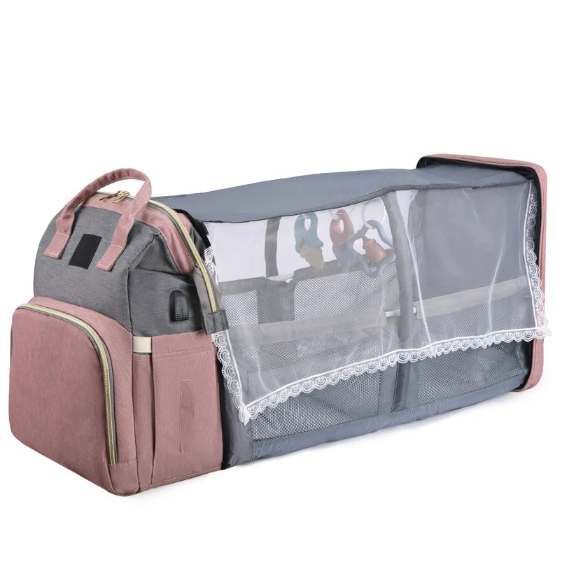 3-in-1 Diaper Bag Backpack – With Fold-out Changing Pad 14