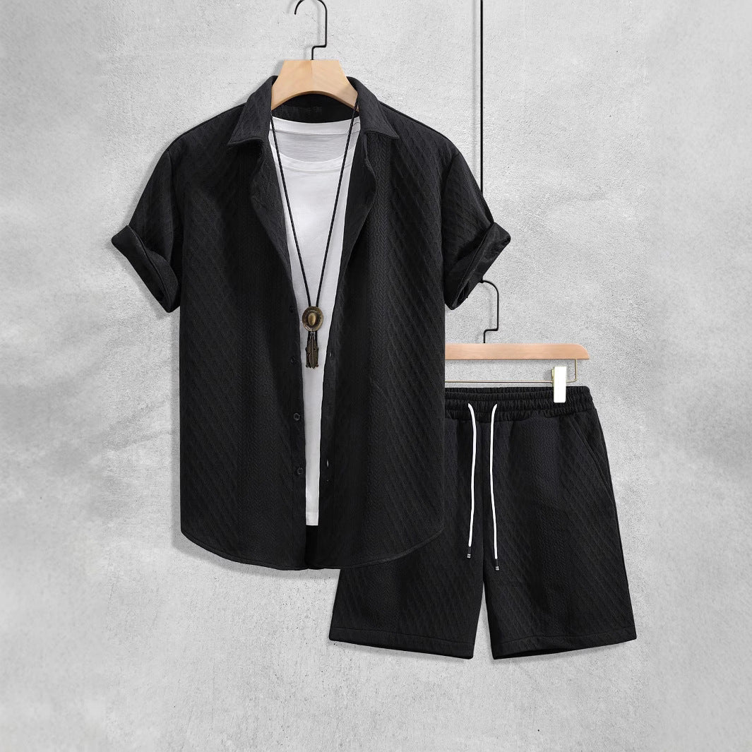 Casual_Textured_Knit_Cruise_Set_with_Drawstring_Shorts_for_Men_2