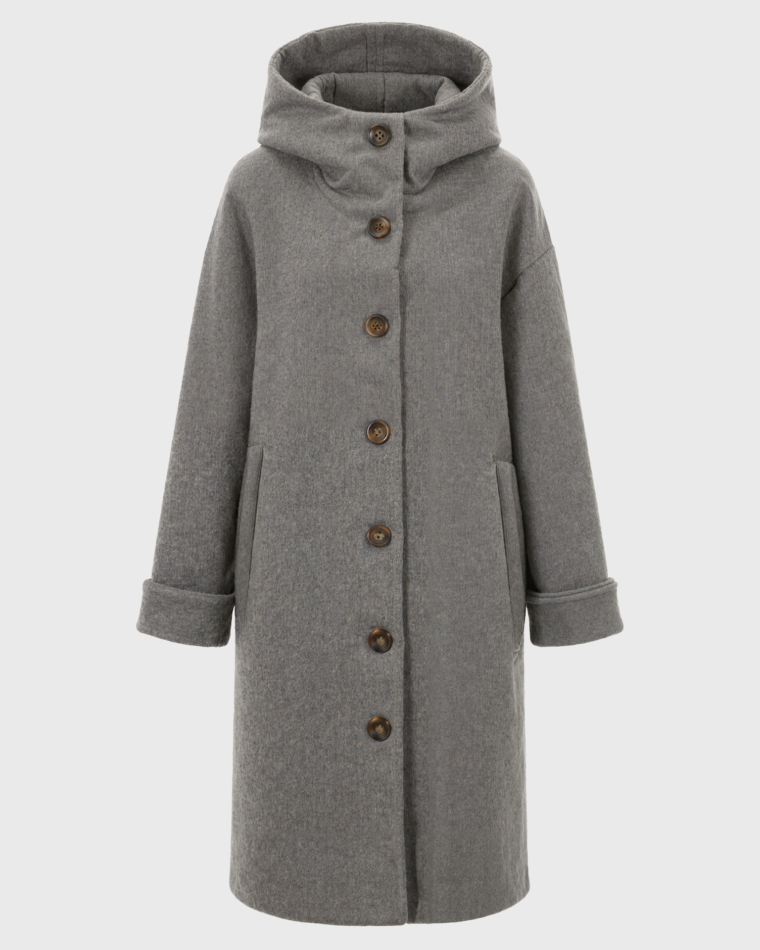 Cecole | Women’s Hooded Thick Winter Coat with Button Closure