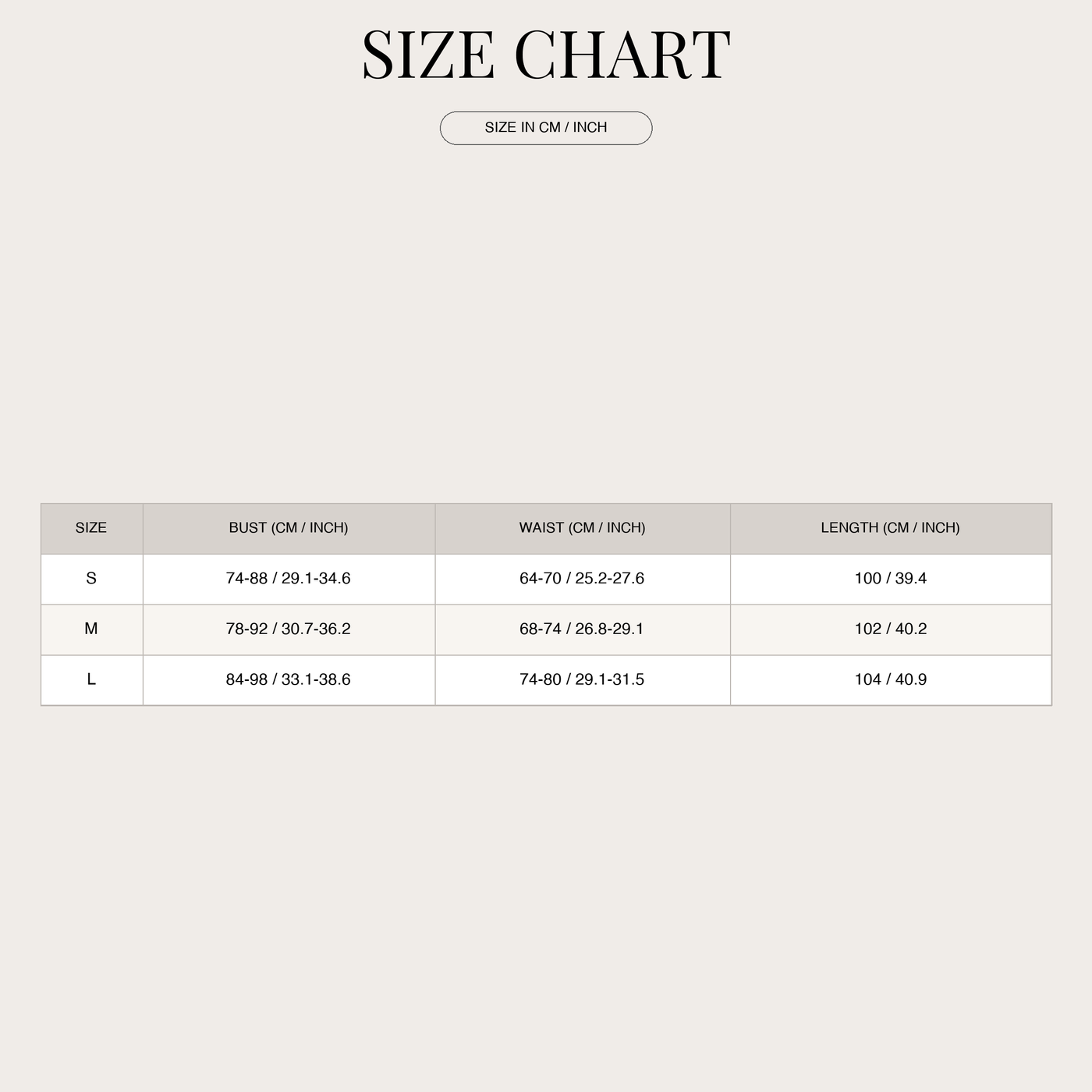 Women's A-Line Midi Dress with Corset Bodice and Sweetheart Neckline size chart