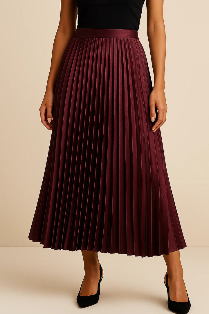 A_Line_Pleated_Skirt_with_Elastic_Waist_for_Women_6