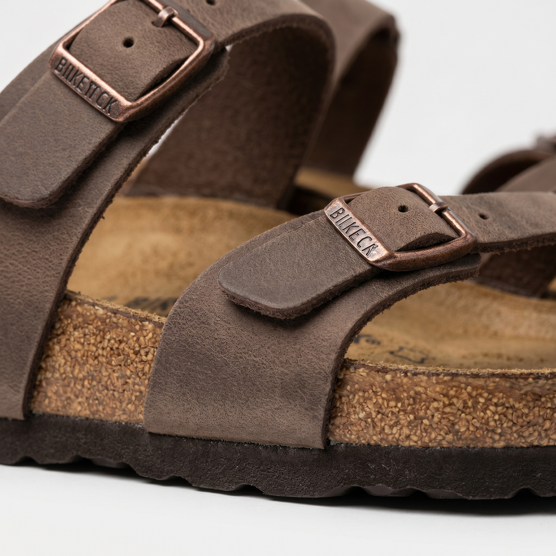 Adjustable Sandals with Cork Footbed and Toe Loop for Women