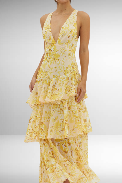 Airy_Chiffon_Long_Dress_with_Flower_Pattern_for_Women_15