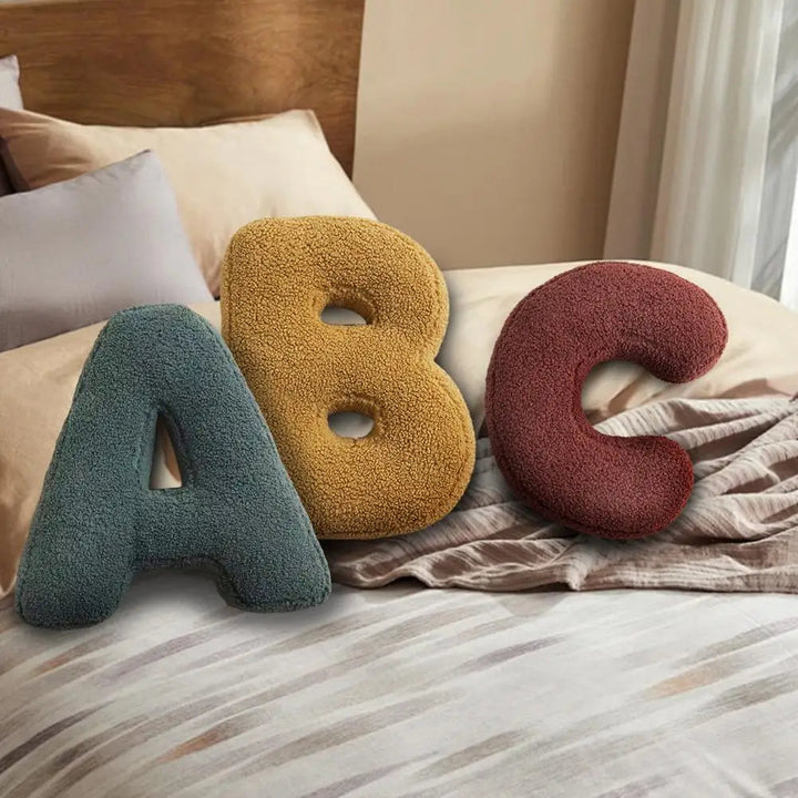 Alphabet Decorative Pillow – Personal Soft & Unique Design 1