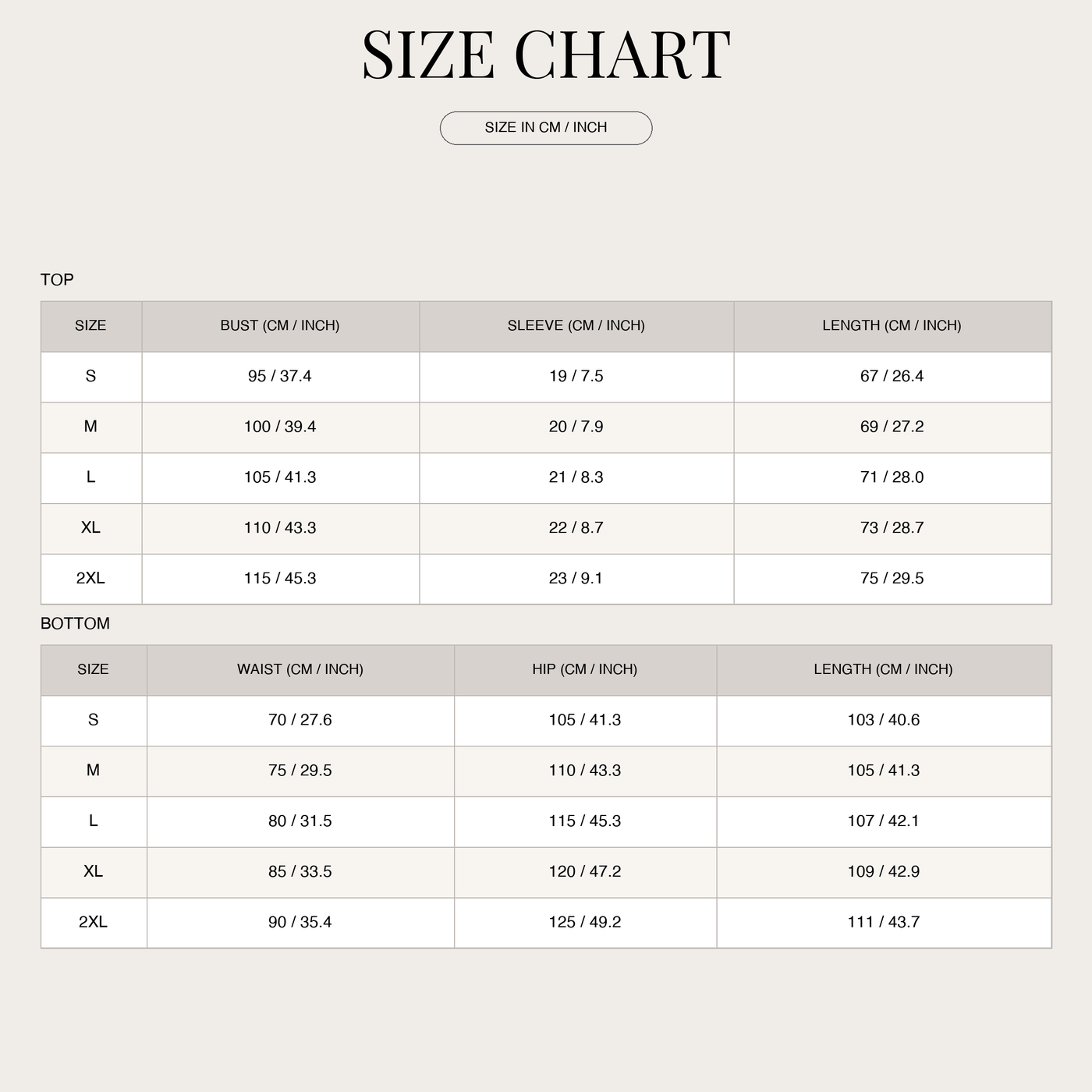 Women's Linen Cropped Pant Set – Casual Summer size chart