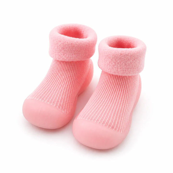 Baby Sock Shoes – Non-Slip First Walker Shoes with Grip Sole 7
