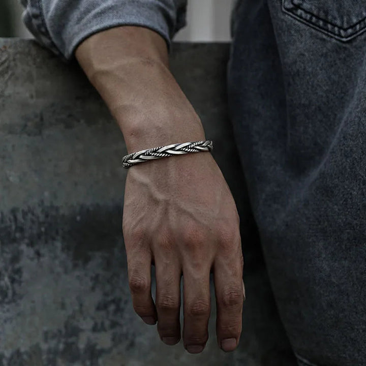 Braided Bangle – Made of 925 Sterling Silver 4