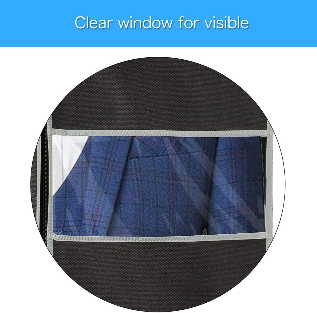 Breathable Dress Covers – 10-piece Storage Set with Viewing Window 2