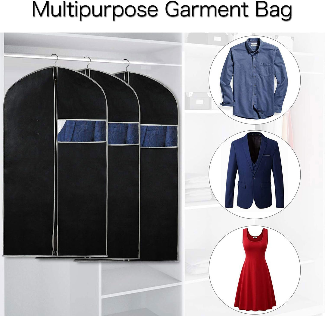 Breathable Dress Covers – 10-piece Storage Set with Viewing Window 3