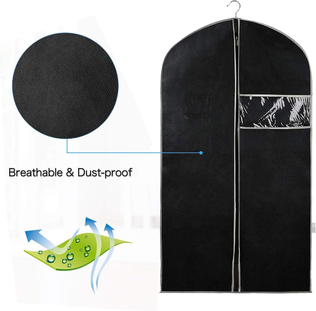Breathable Dress Covers – 10-piece Storage Set with Viewing Window 4