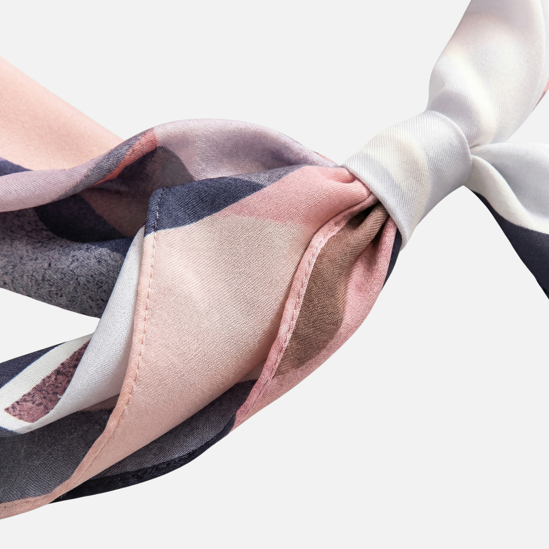 Breathable Silk-Feel Scarf – Multi-Color Headscarf for Women