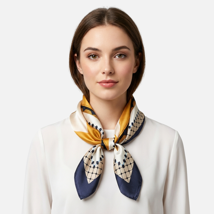 Breathable Silk-Feel Scarf – Multi-Color Headscarf for Women