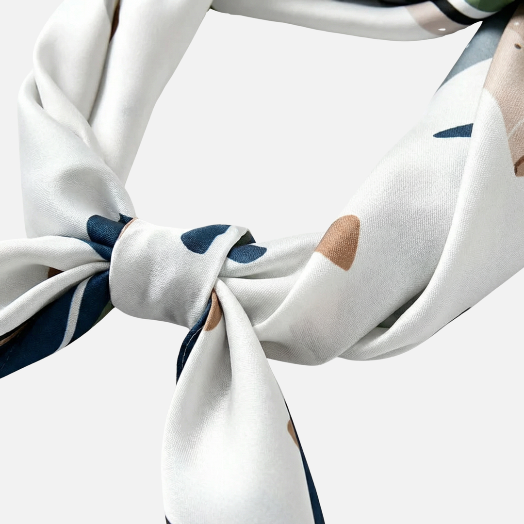 Breathable Silk-Feel Scarf – Multi-Color Headscarf for Women