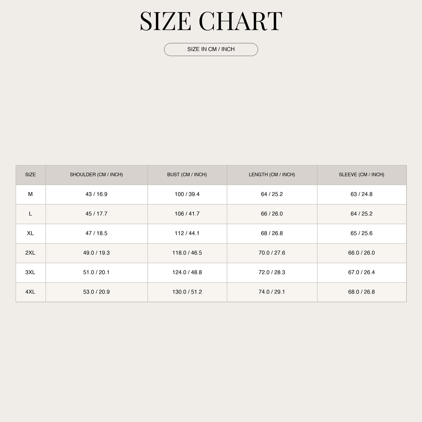 Button-Up Denim Jacket with Flap Chest Pockets for Men size chart