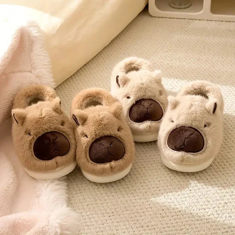 Chaussons Capybara – Chaussons de maison en peluche 1