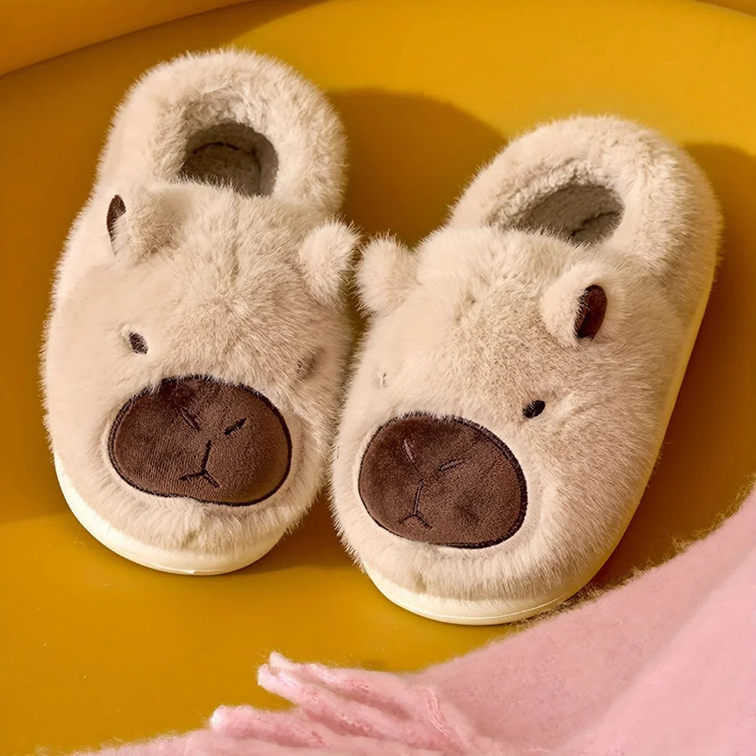 Chaussons Capybara – Chaussons de maison en peluche 2