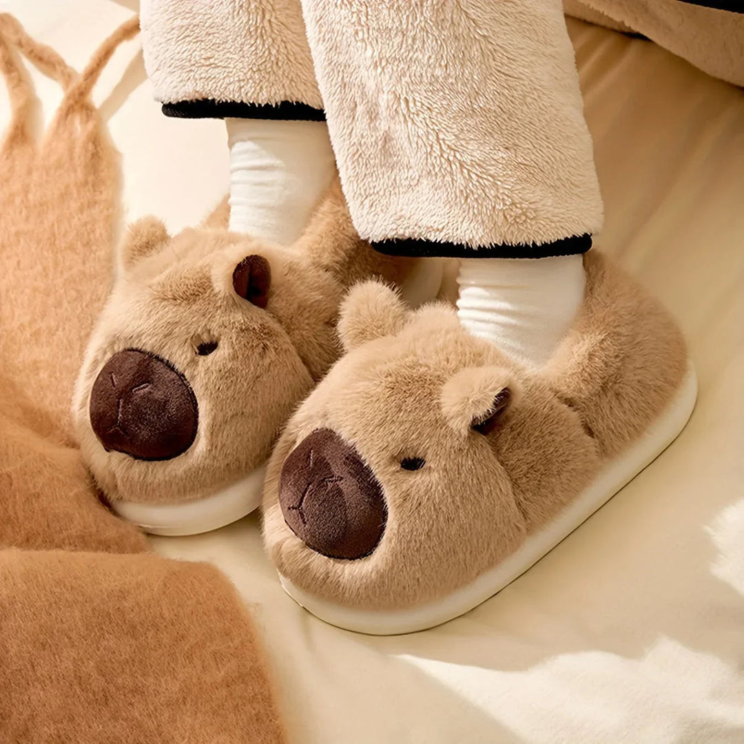 Chaussons Capybara – Chaussons de maison en peluche 3