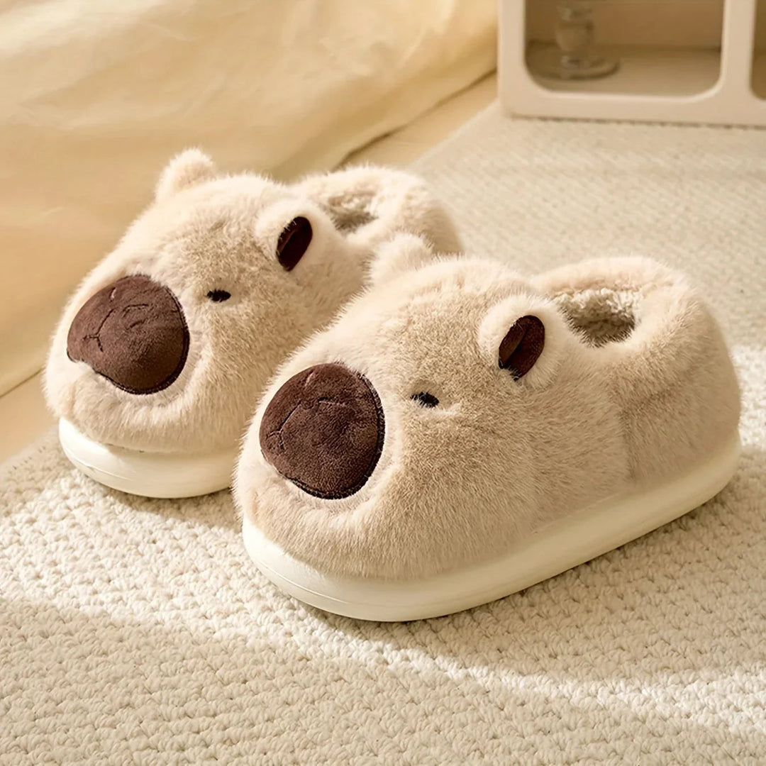 Chaussons Capybara – Chaussons de maison en peluche 4