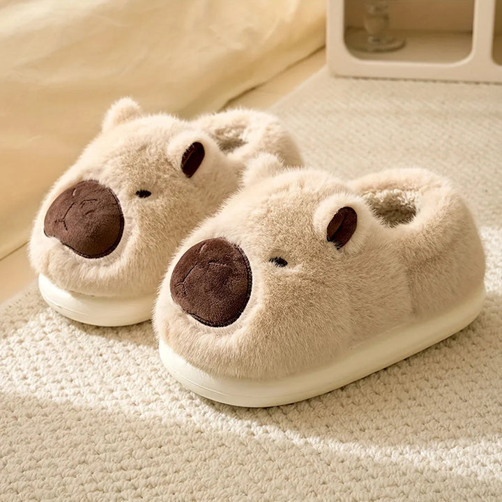 Chaussons Capybara – Chaussons de maison en peluche 4