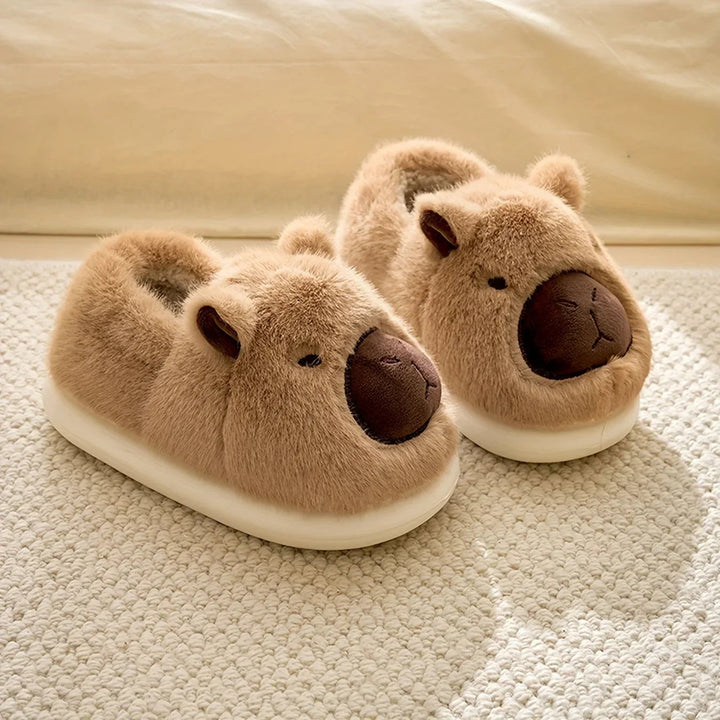 Chaussons Capybara – Chaussons de maison en peluche 5