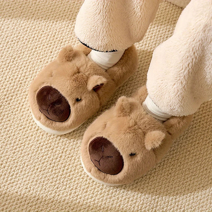 Chaussons Capybara – Chaussons de maison en peluche 8