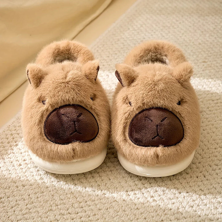 Chaussons Capybara – Chaussons de maison en peluche 9