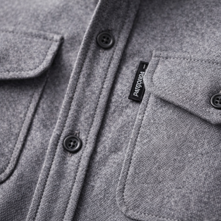 Casual Overshirt with Chest Pocket for Men