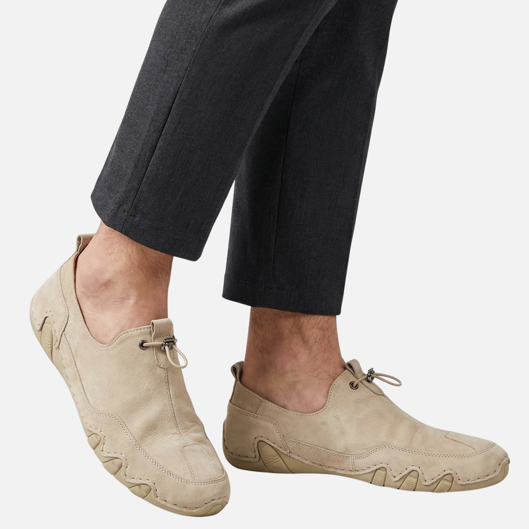 Casual Slip On Sneakers with Elastic Laces for Men