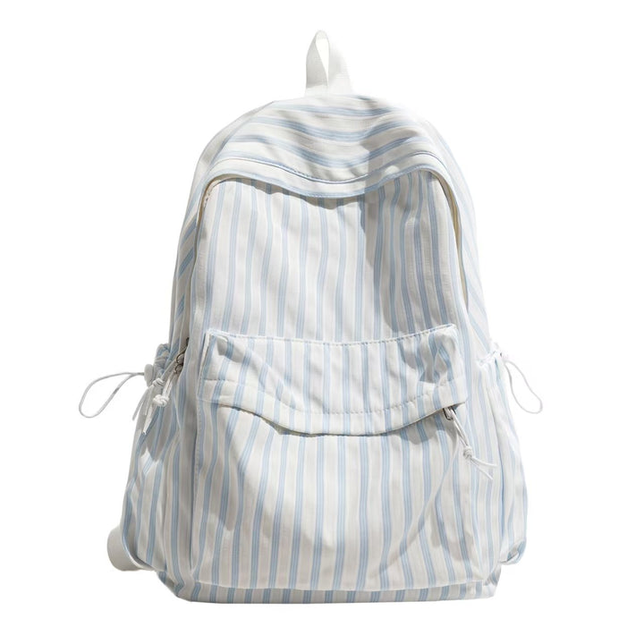 Casual Striped Day Backpack – Stylish Companion for Everyday Life Comfort 1