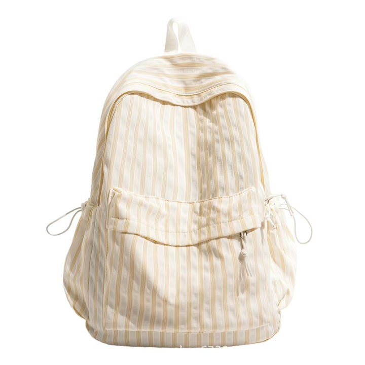 Casual Striped Day Backpack – Stylish Companion for Everyday Life Comfort 2