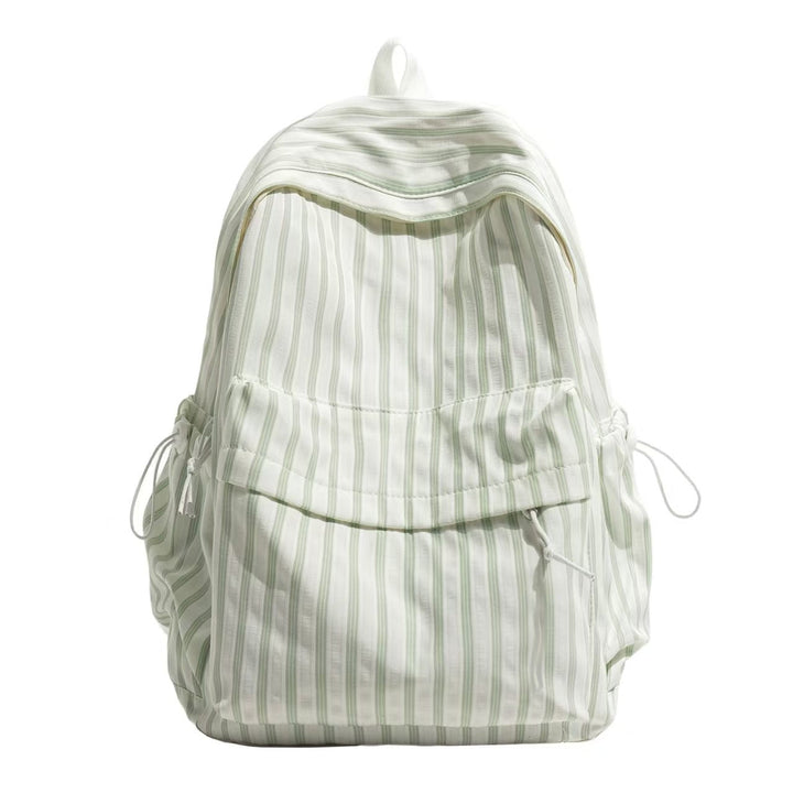 Casual Striped Day Backpack – Stylish Companion for Everyday Life Comfort 4