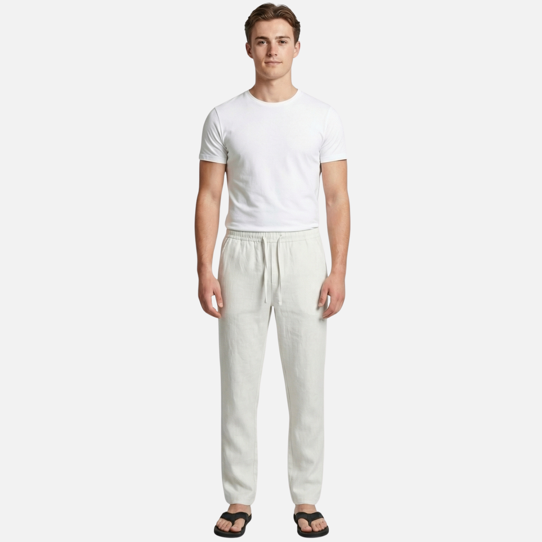 Casual Pants with Drawstring Waist for Men