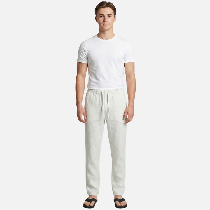 Casual Pants with Drawstring Waist for Men