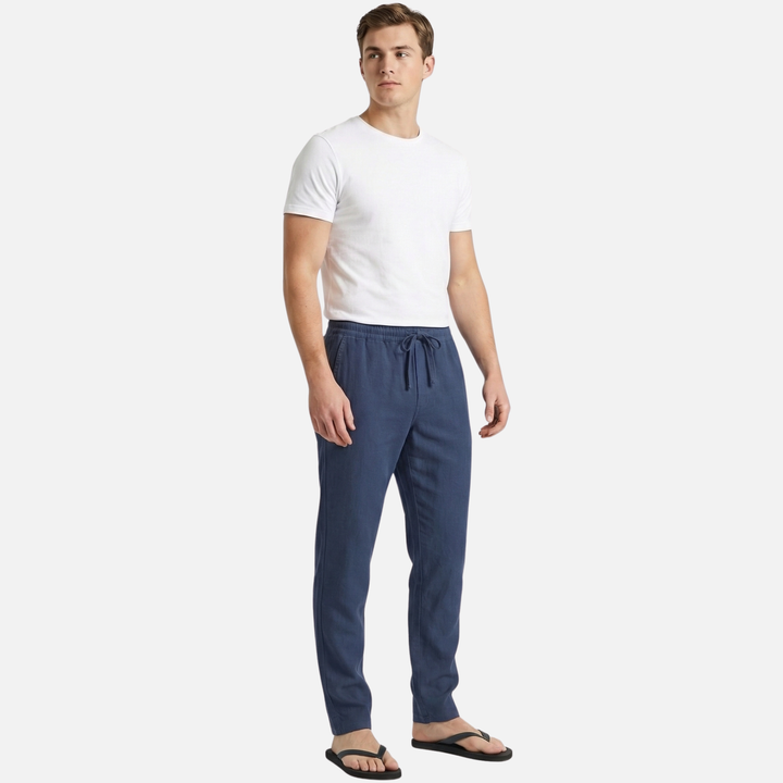 Casual Pants with Drawstring Waist for Men