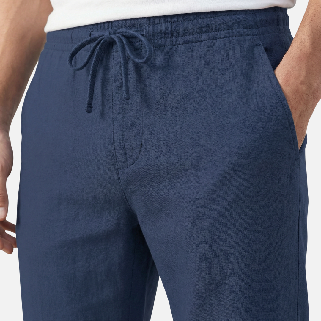 Casual Pants with Drawstring Waist for Men