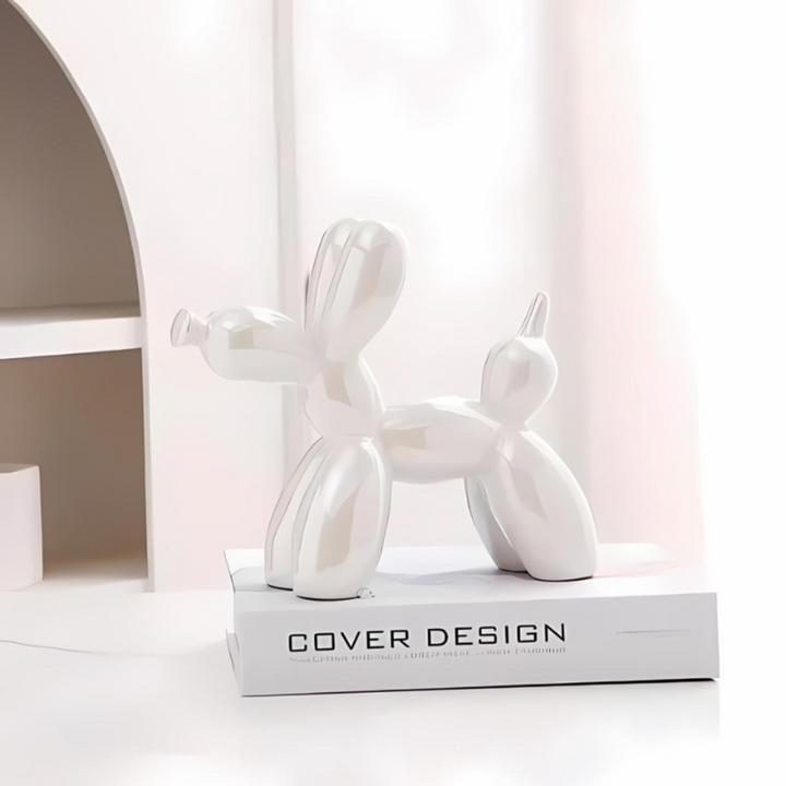 Ceramic Balloon Dog Sculpture – Modern Decor Statue 3