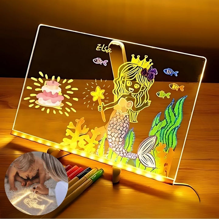 Children's Luminous LED Writing Board – Creative Drawing Board with Colorful Lighting for Children 2