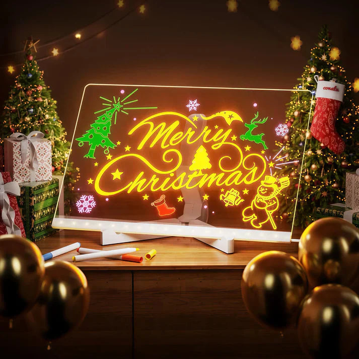 Children's Luminous LED Writing Board – Creative Drawing Board with Colorful Lighting for Children 4