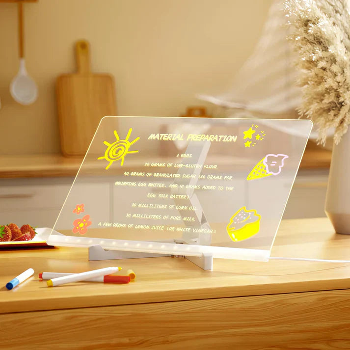 Children's Luminous LED Writing Board – Creative Drawing Board with Colorful Lighting for Children 5