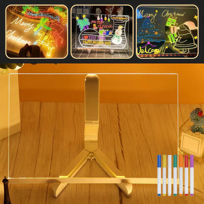Children's Luminous LED Writing Board – Creative Drawing Board with Colorful Lighting for Children 7