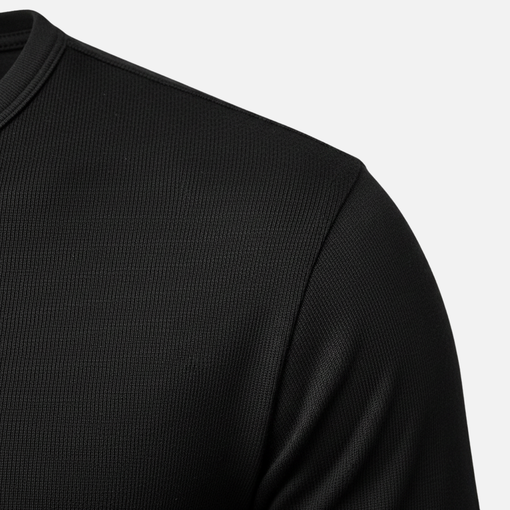 Classic Button-Up Shirt with Long Sleeves for Men