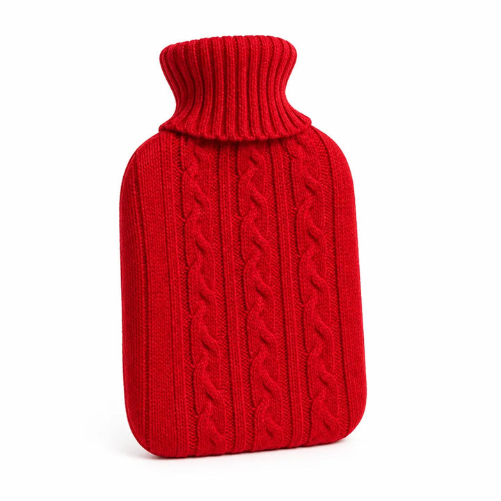 Classic Hot Water Bottle – 2 Liter with Soft Plush Cover 14