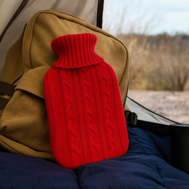 Classic Hot Water Bottle – 2 Liter with Soft Plush Cover 6
